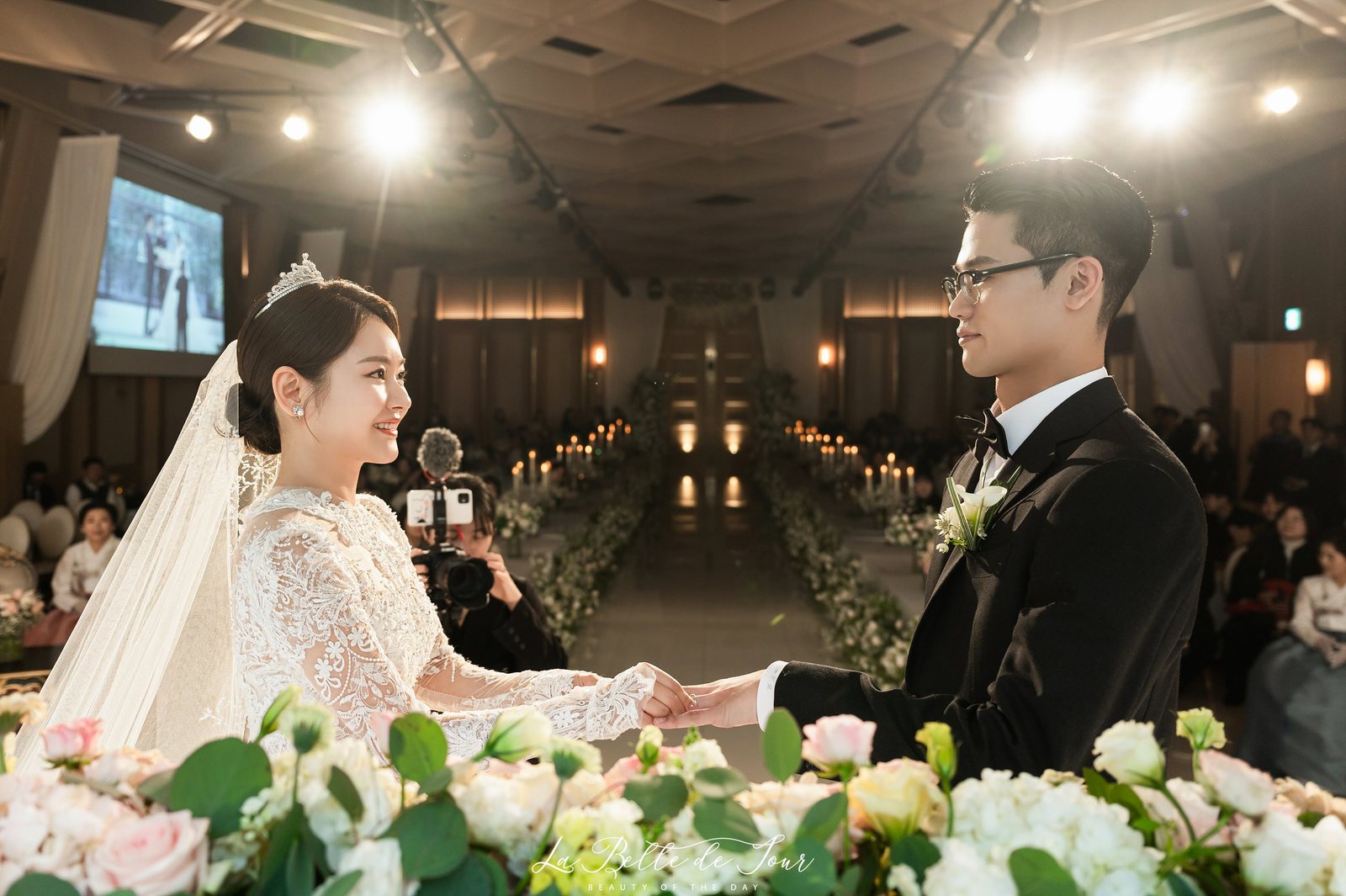 라벨드쥬 안양 파티오벨라 본식스냅 — 예식 장면